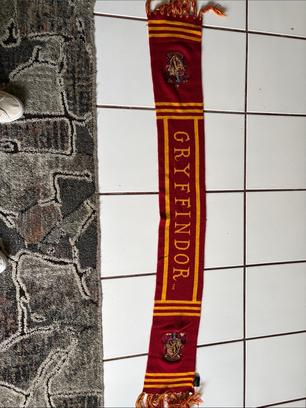 Gryffindor Maroon and Gold Wall Tapestry Scarf